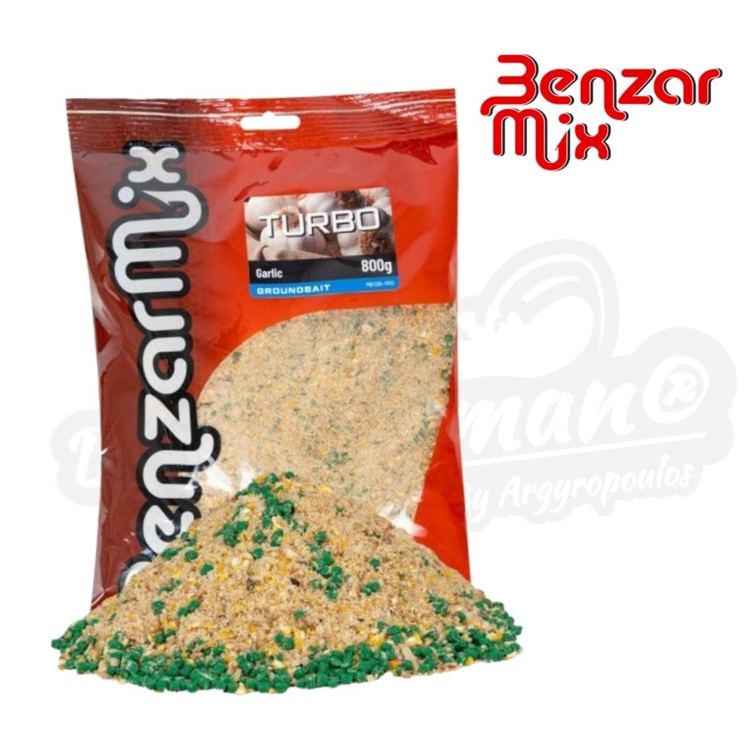 BENZAR MIX TURBO GROUNDBAIT 800GR GARLIC