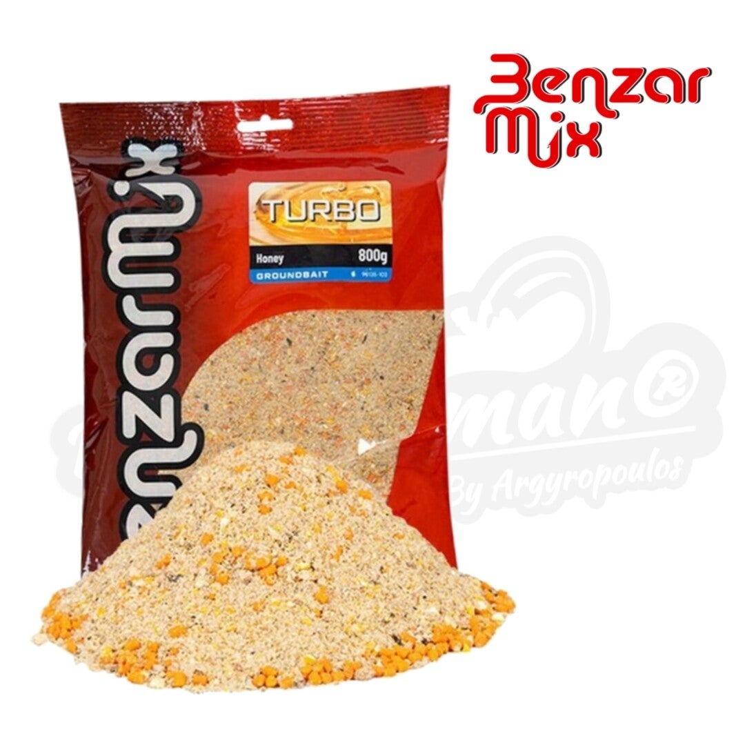 BENZAR MIX TURBO GROUNDBAIT 800GR HONEY
