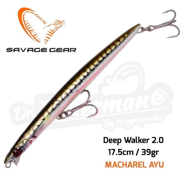 SAVAGE GEAR DEEP WALKER 2.0 17,5CM / 39GR - SINKING MACHAREL AYU PHP