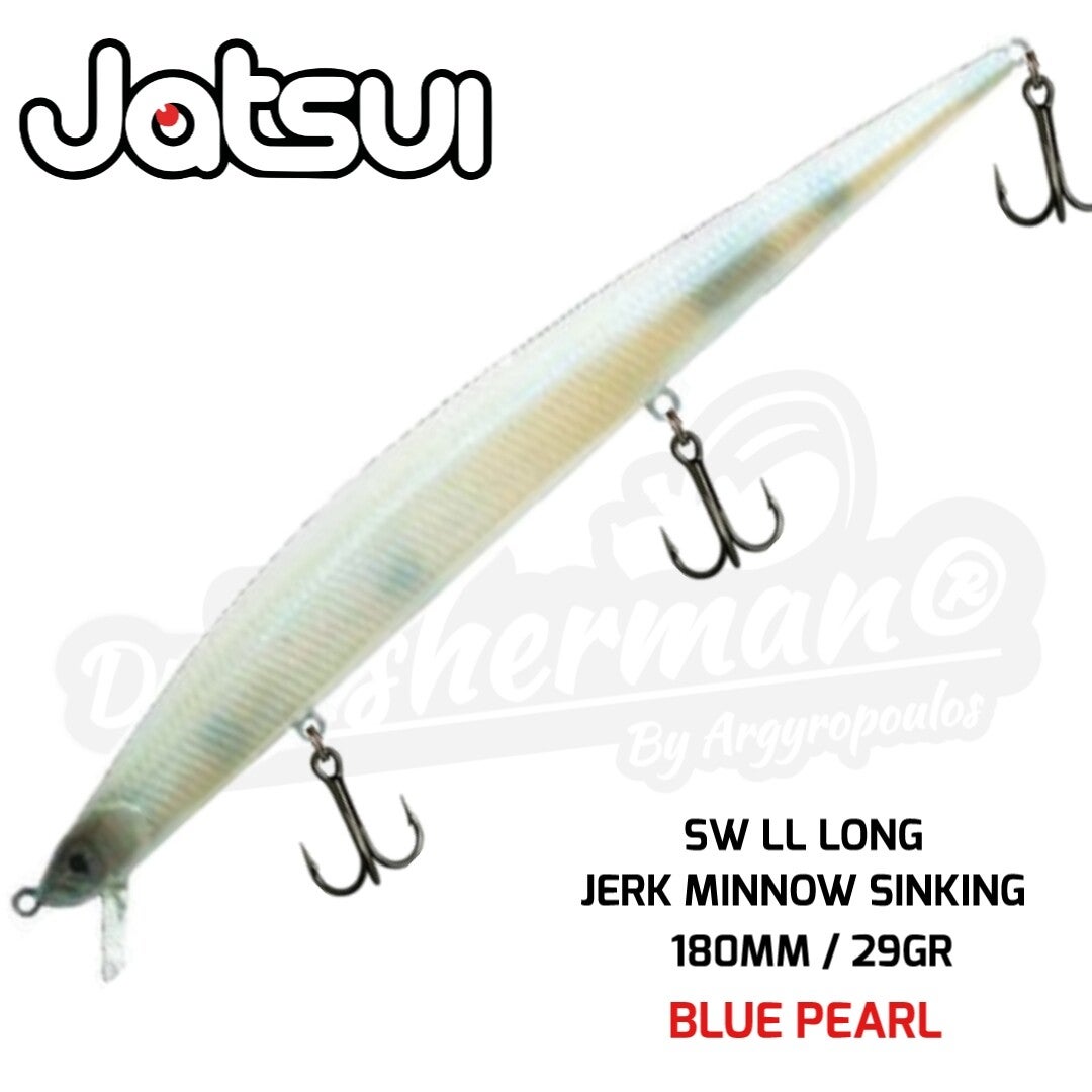 JATSUI SEA SLICKER SW LL LONG JERK SINKING MINNOW 180MM /29 GR COLOR 67
