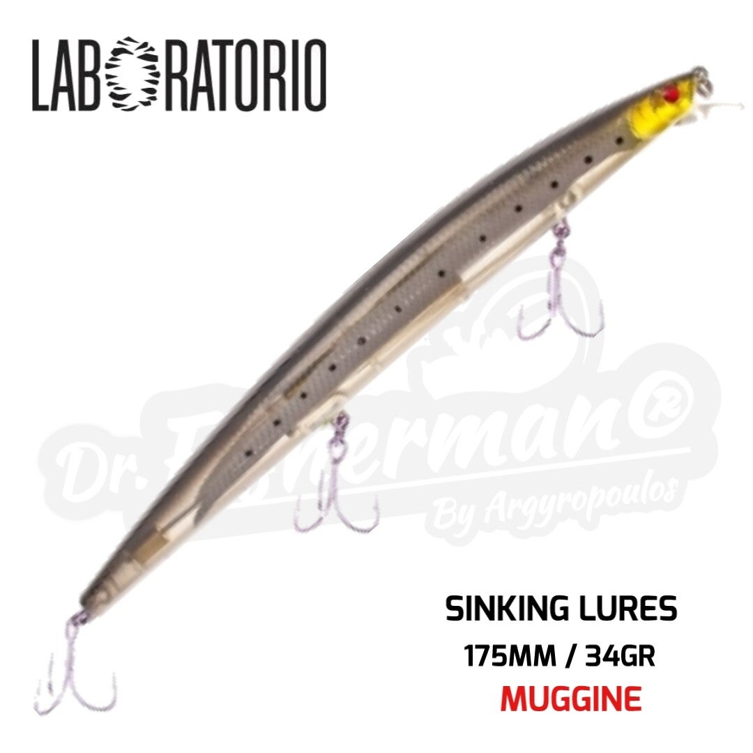 LABORATORIO SINKING LURES 175MM / 34GR MUGGINE
