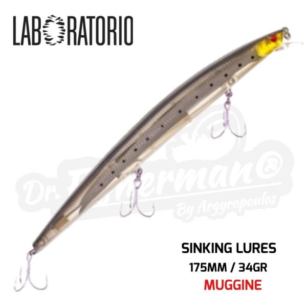 LABORATORIO SINKING LURES 175MM / 34GR MUGGINE