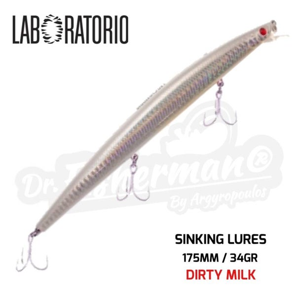 LABORATORIO SINKING LURES 175MM / 34GR DIRTY MILK