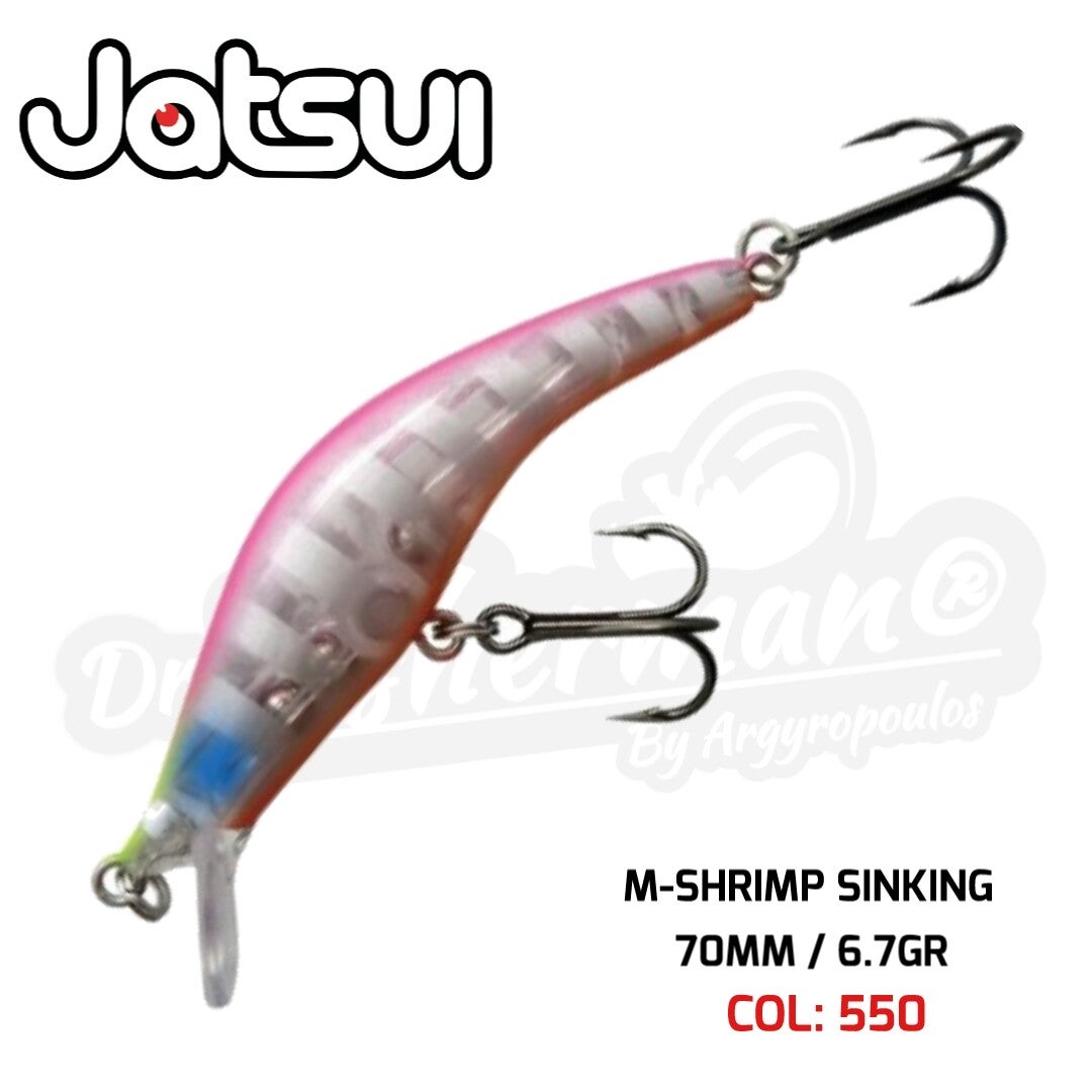 JATSUI M-SHRIMP SINKING 70MM/ 6.7GR COL: 550