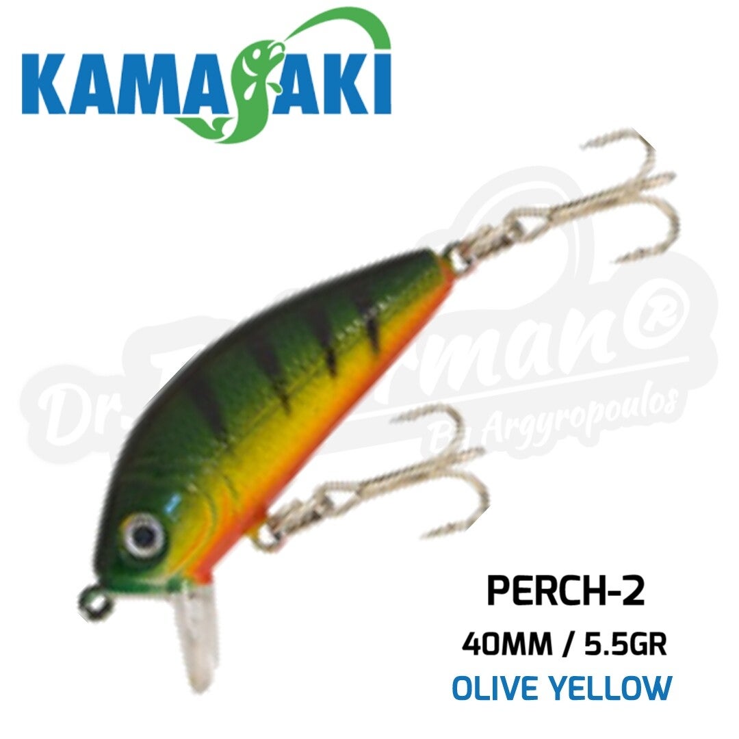 KAMASAKI PERCH-2 40MM/5.5GR GREEN YELLOW