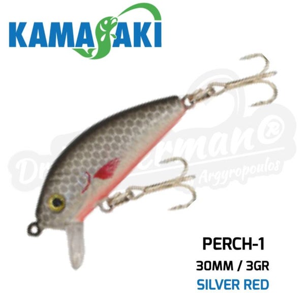 KAMASAKI PERCH-1 30MM/3GR SILVER RED