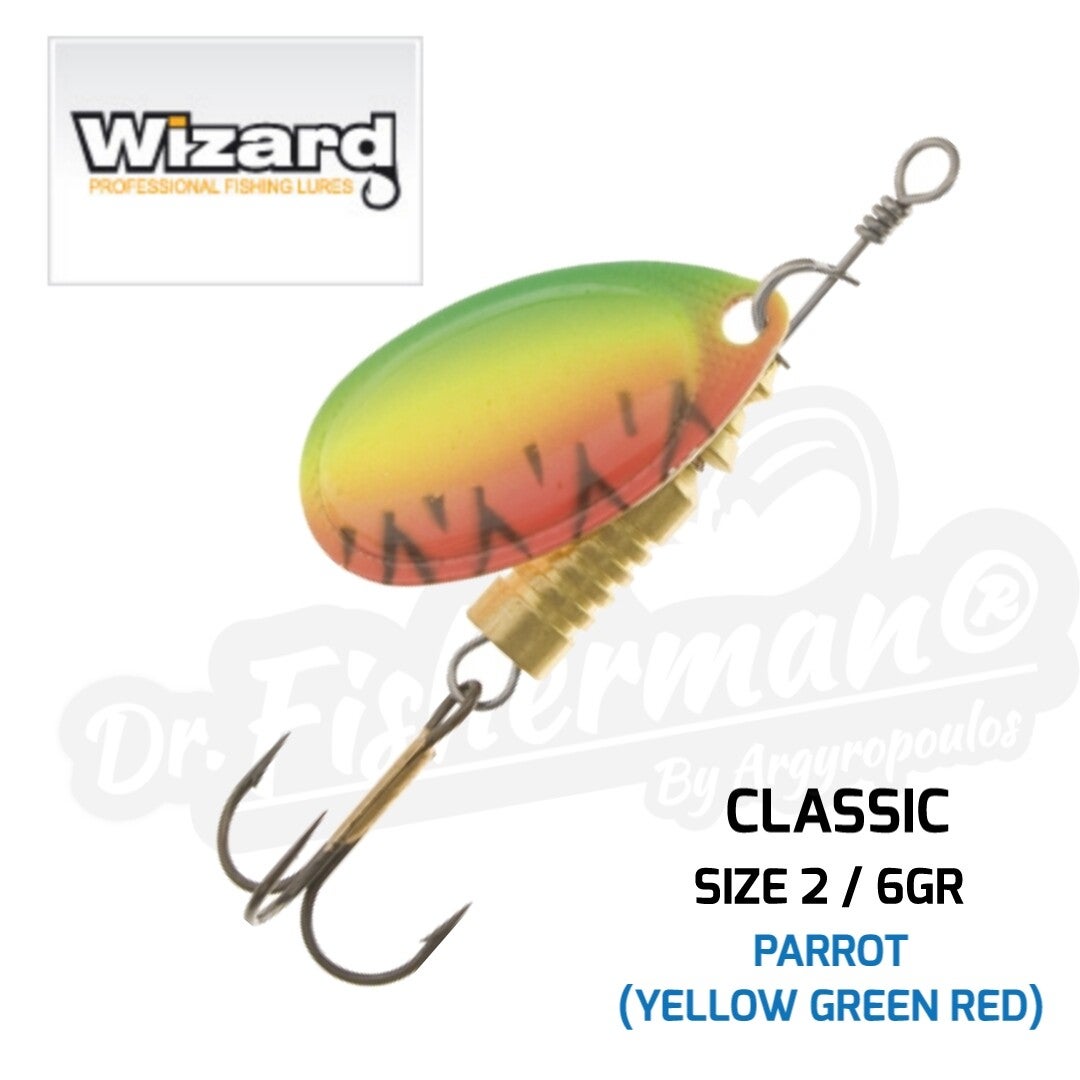 WIZARD CLASSIC SPINNER GOLD 84073-287 SIZE 2 / 6GR