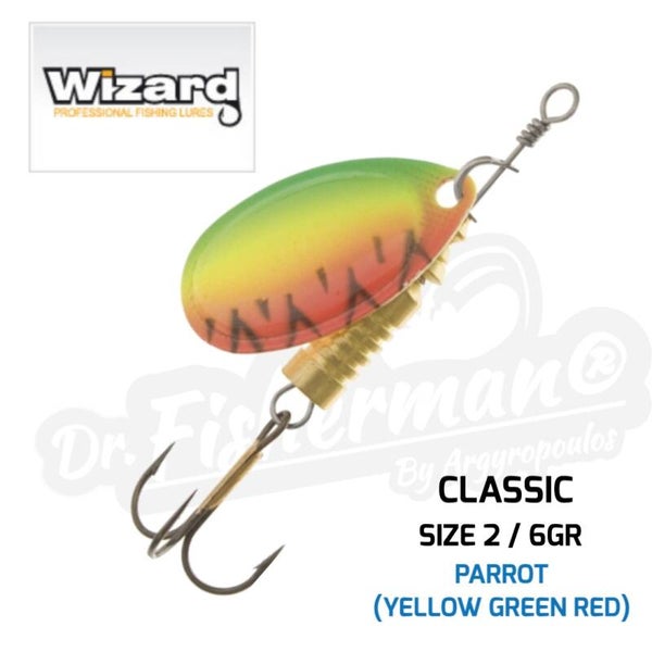 WIZARD CLASSIC SPINNER GOLD 84073-287 SIZE 2 / 6GR