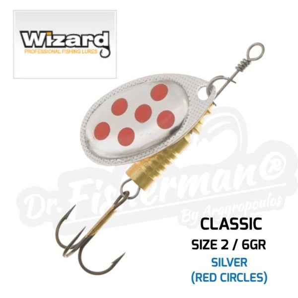 WIZARD CLASSIC SPINNER SILVER 84073-269 SIZE 2 / 6GR