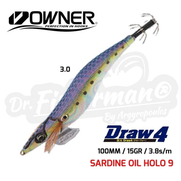 OWNER DRAW 4 SQUID JIG ED-3.0-09