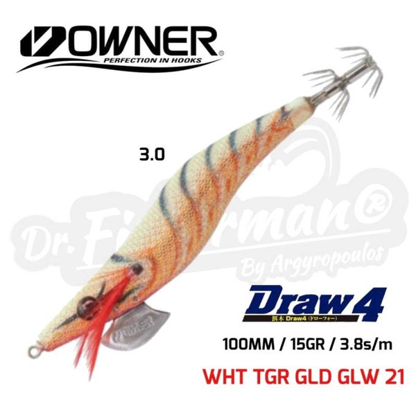OWNER DRAW 4 SQUID JIG ED-3.0-21