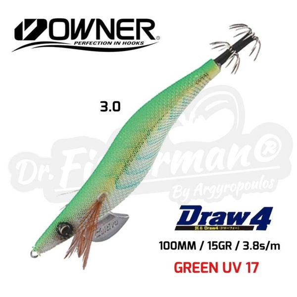 OWNER DRAW 4 SQUID JIG ED-3.0-17