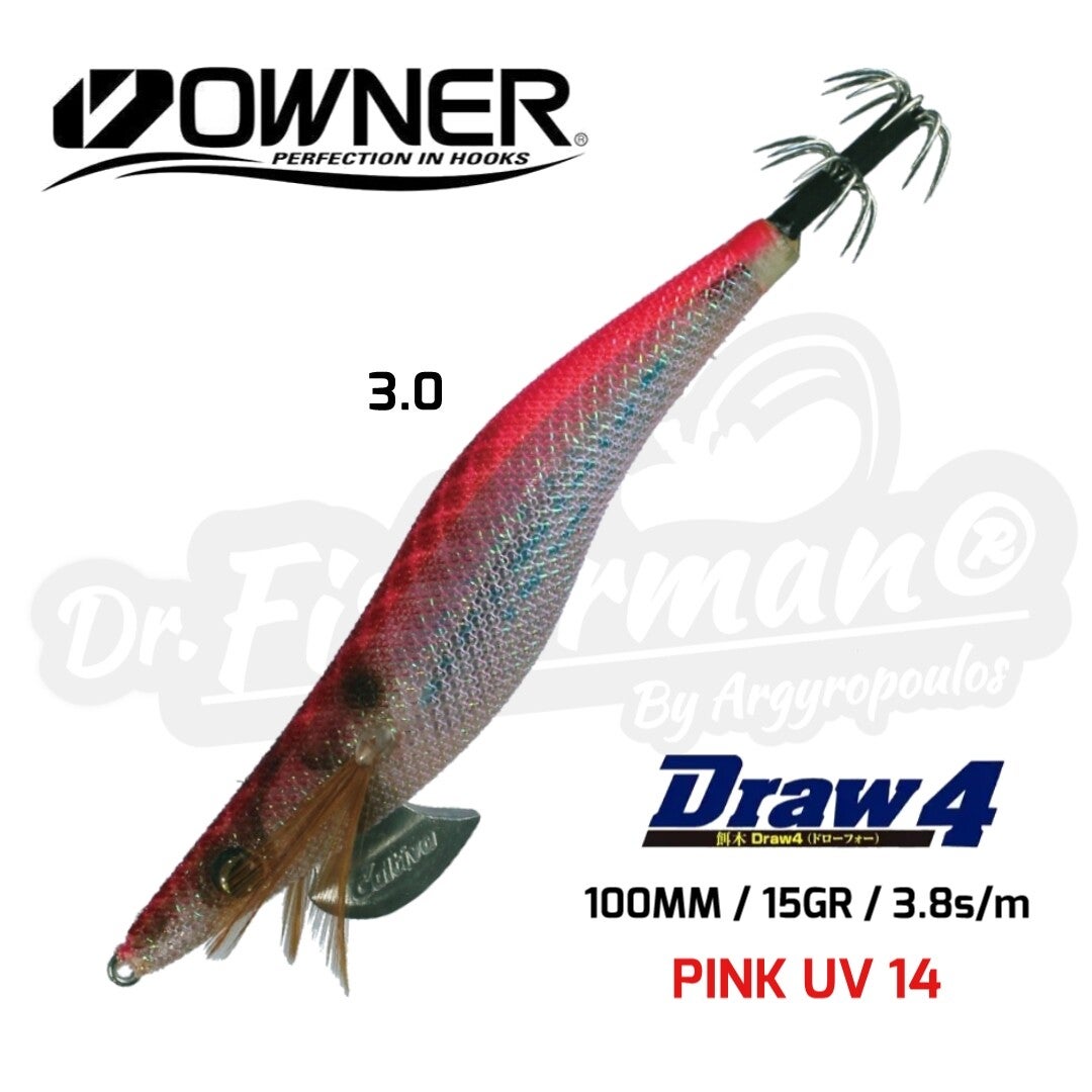OWNER DRAW 4 SQUID JIG ED-3.0-14