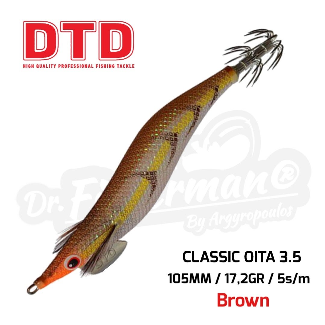 DTD SQUID JIG PREMIUM AURI 3.5 17.2GR BROWN