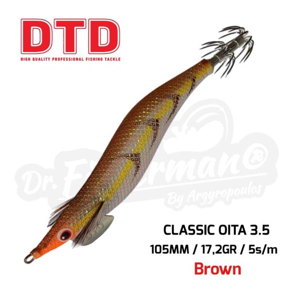 DTD SQUID JIG PREMIUM AURI 3.5 17.2GR BROWN