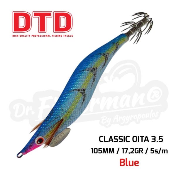 DTD SQUID JIG PREMIUM AURI 3.5 17.2GR BLUE