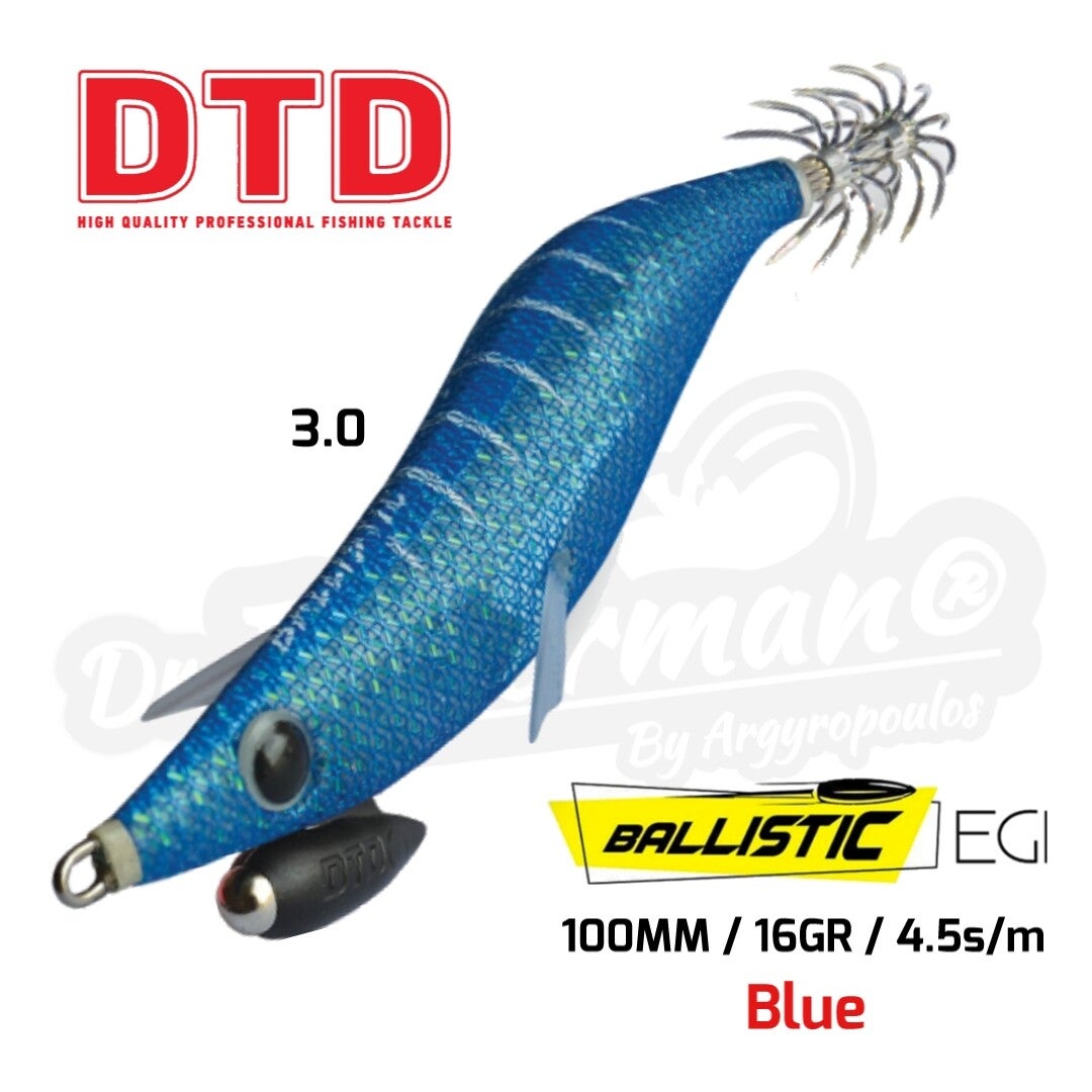 DTD SQUID JIG BALLISTIC 3.0 16GR BLUE