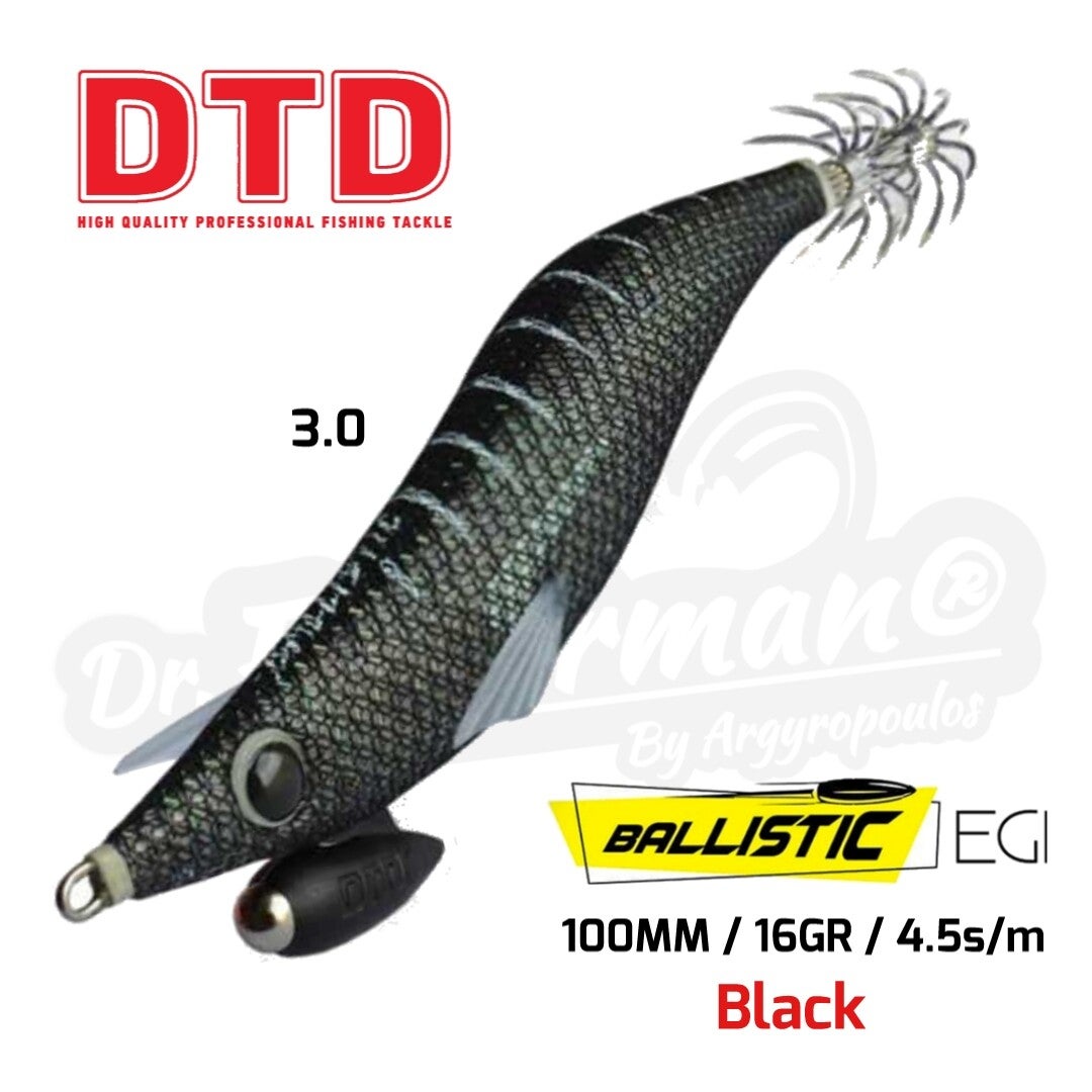 DTD SQUID JIG BALLISTIC 3.0 16GR BLACK