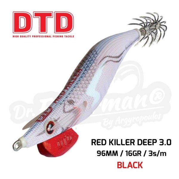 DTD SQUID JIG RED KILLER DEEP 3.0 16GR BLACK