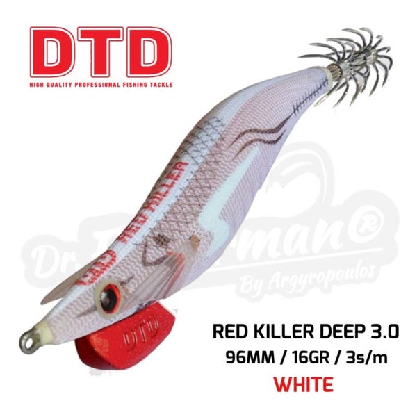 DTD SQUID JIG RED KILLER DEEP 3.0 16GR WHITE