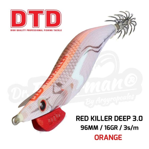 DTD SQUID JIG RED KILLER DEEP 3.0 16GR ORANGE