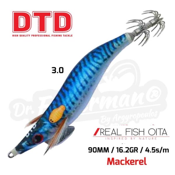 DTD SQUID JIG REAL FISH 3.0 16,2GR MACHEREL