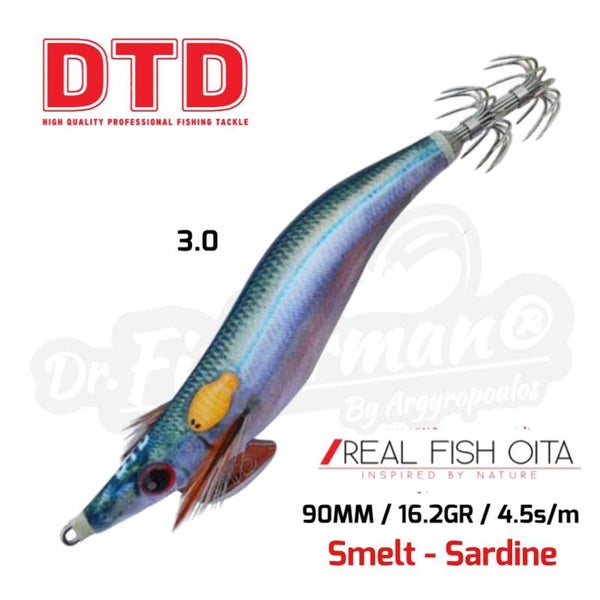 DTD SQUID JIG REAL FISH 3.0 16,2GR SMELT/SARDINE