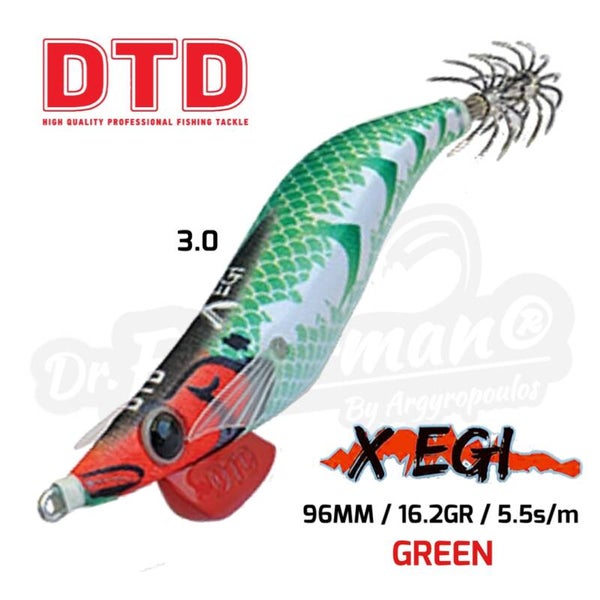 DTD SQUID JIG X-EGI 3.0 16,2GR GREEN
