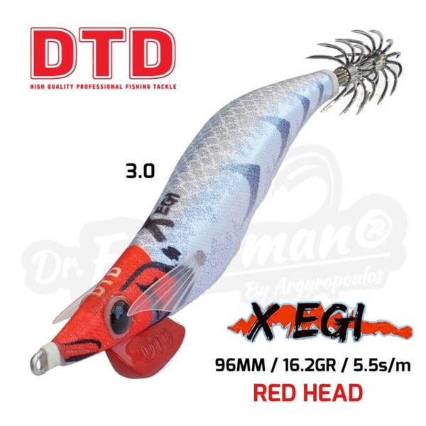 DTD SQUID JIG X-EGI 3.0 16,2GR RED HEAD