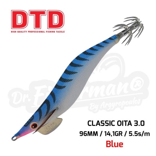 DTD SQUID JIG CLASSIC OITA 3.0 14.1GR BLUE