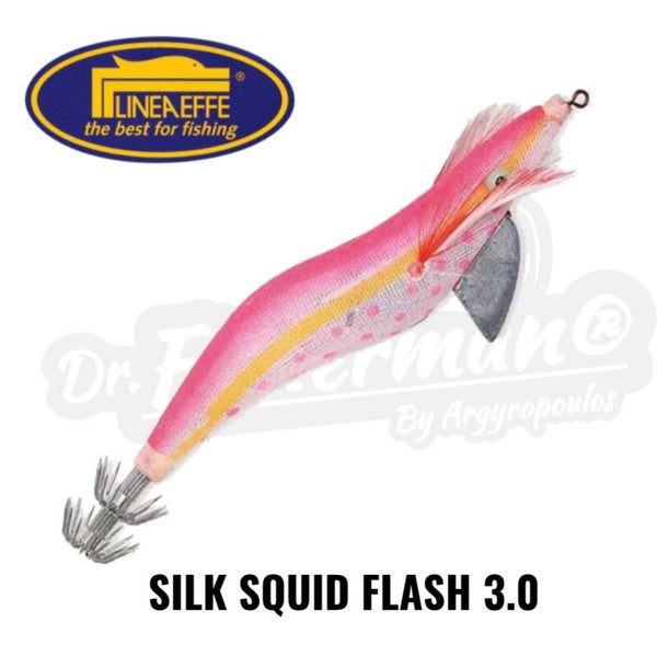 LINEA EFFE SILK SQUID FLASH JIG PINK 3.0