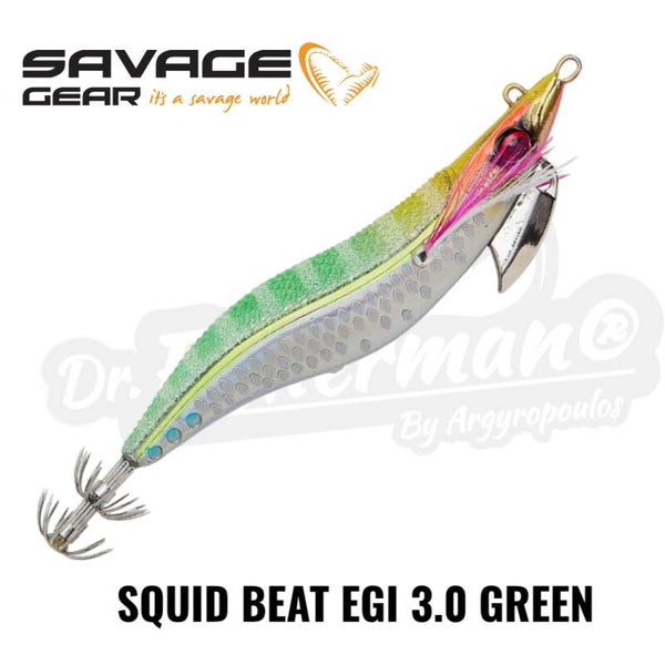 SAVAGE GEAR SQUID BEAT EGI 14GR GREEN 3.0