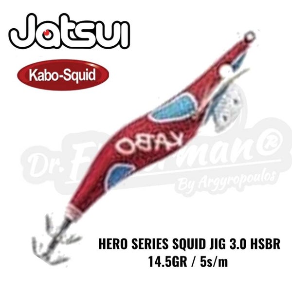 JATSUI KABO HERO SERIES SQUID JIG 3.0 14,5GR HSBR