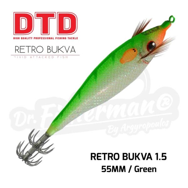 DTD RETRO BUKVA 55MM 1.5 GREEN