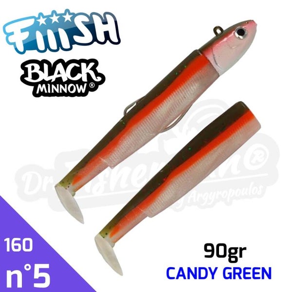 FIIISH BLACK MINNOW 160 90GR CANDY GREEN #5