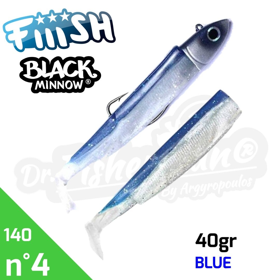 FIIISH BLACK MINNOW 140 40GR BLUE #4