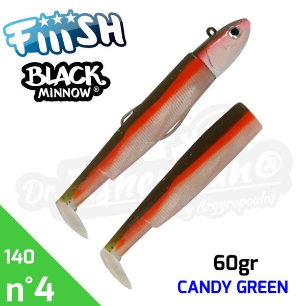 FIIISH BLACK MINNOW 140 60GR CANDY GREEN #4