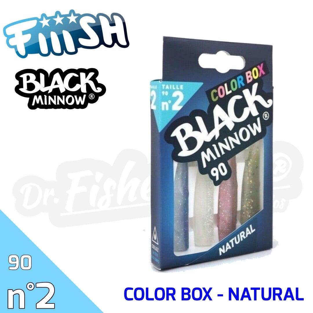 BLACK MINNOW COLOR BOX 90 #2 NATURAL