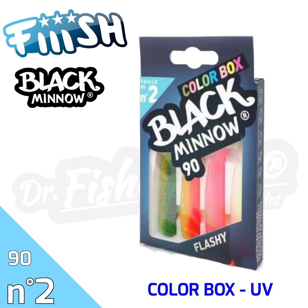 BLACK MINNOW COLOR BOX 90 #2 UV