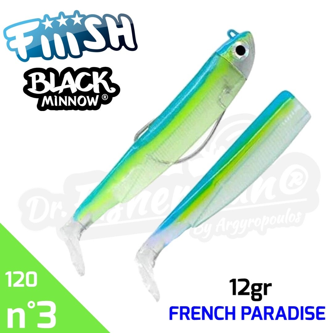 FIIISH BLACK MINNOW 120 12GR FRENCH PARADISE #3
