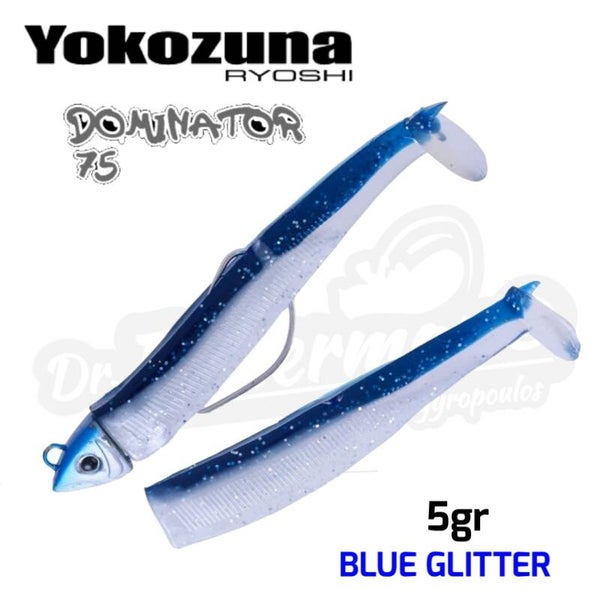 YOKOZUNA RYOSHI DOMINATOR 75 SILICONE LURES 5GR BLUE