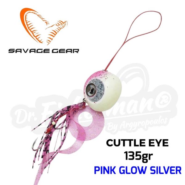 SAVAGE GEAR TAI RUBBER CUTTLE EYE 135GR PINK GLOW