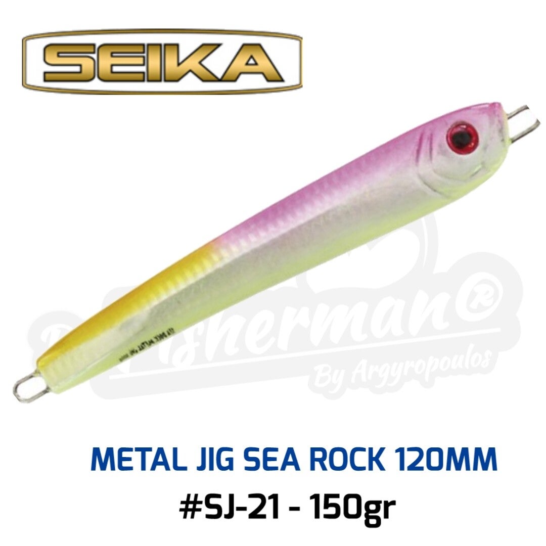 SEIKA METAL JIG SEA ROCK METAL JIG 120MM 150GR SJ-21