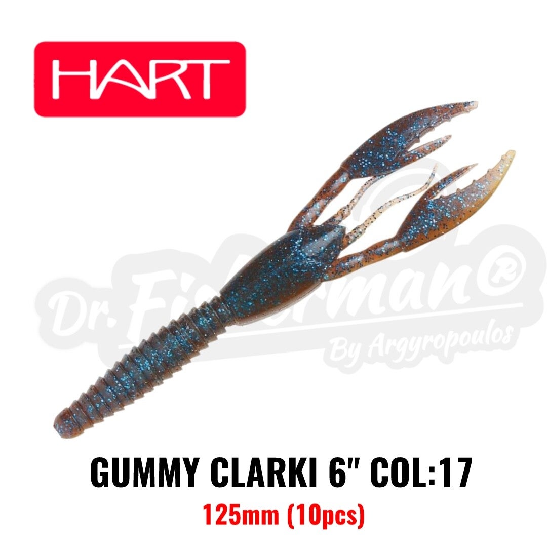 HART GUMMY CLARKI 6" 125MM #17 (10PCS)