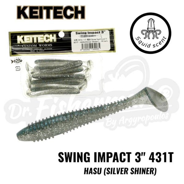 KEITECH EASY SHINER 2" 431T HASU SILVER SHINER