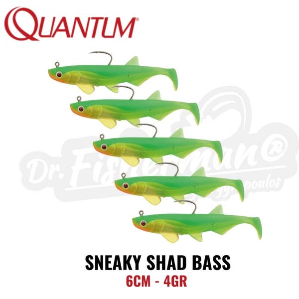 QUANTUM SOFT LURES SNEAKY SHAD AYU 4GR 6CM COL: 039 3PCS