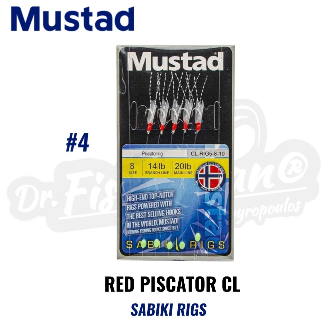 MUSTAD RED PISCATOR SABIKI CL-RIG1W