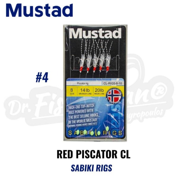 MUSTAD RED PISCATOR SABIKI CL-RIG1W