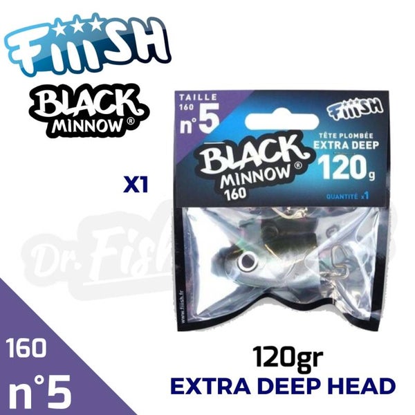 BLACK MINNOW 160 NO5 120GR EXTRA DEEP HEAD BM624