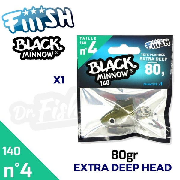 BLACK MINNOW 140 NO4 80GR EXTRA DEEP HEAD BM1339